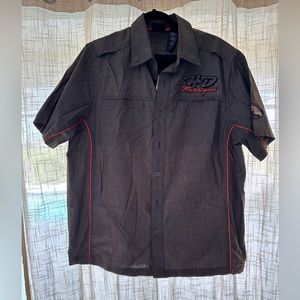 Men’s Harley Davidson Button Down Shirt Large